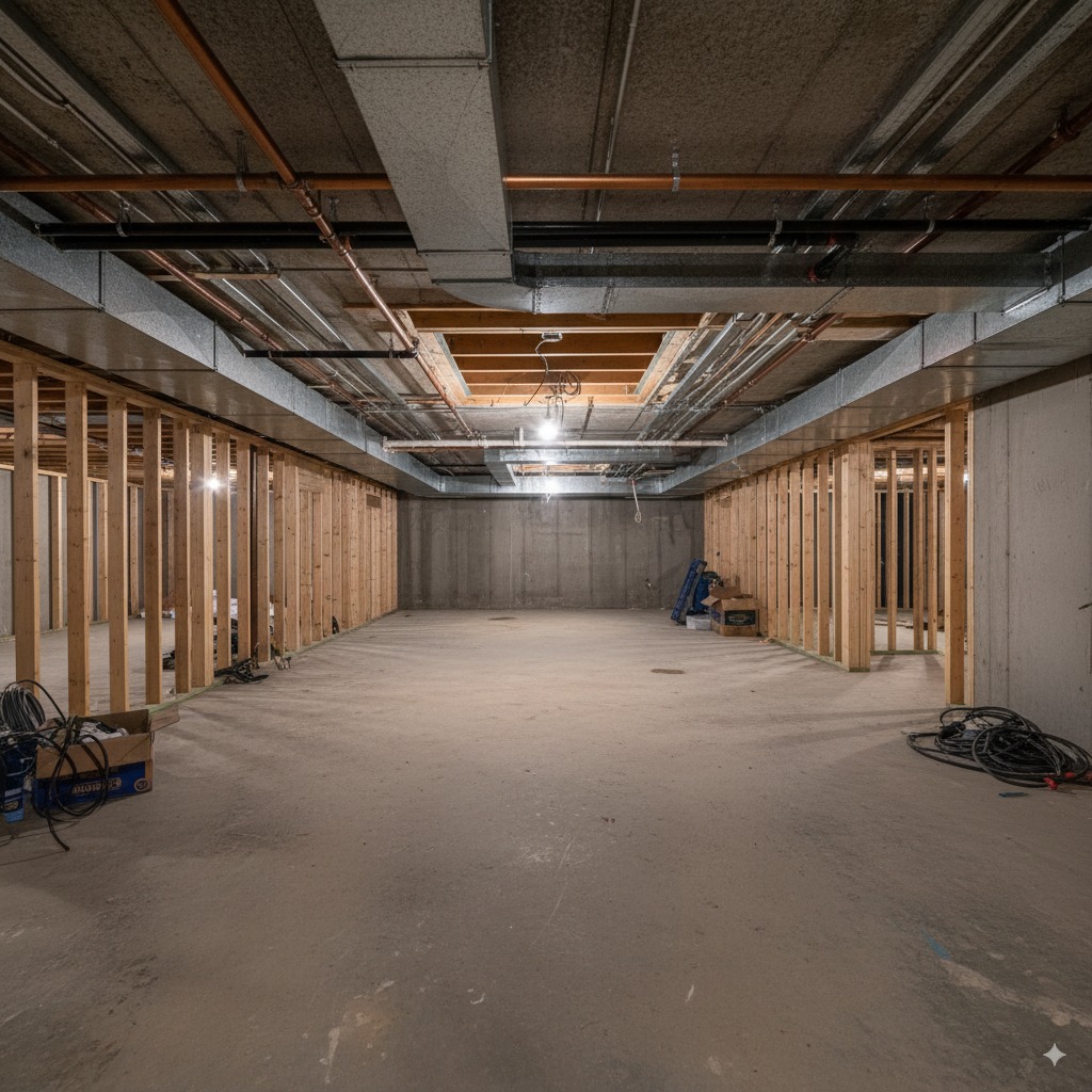 Before - Hybrid Game Room & Theater